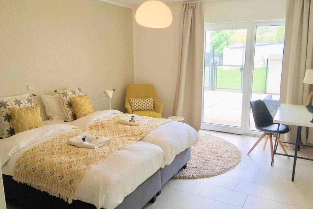 لوكسمبورغ Large Family Retro Flat In City Center- Large Terrace & Garden View, Free Parking المظهر الخارجي الصورة
